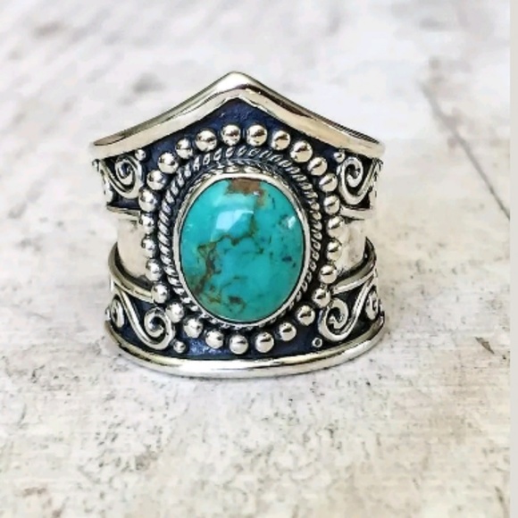 Jewelry - 🎀3/$22🎀 Turquoise Boho Ring | Size 7